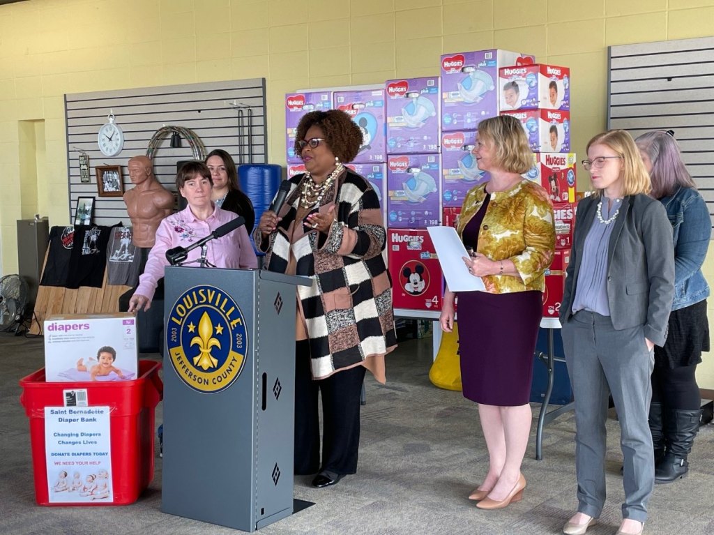 Diaper Drive - Press Conference to Appeal to Louisville Residents